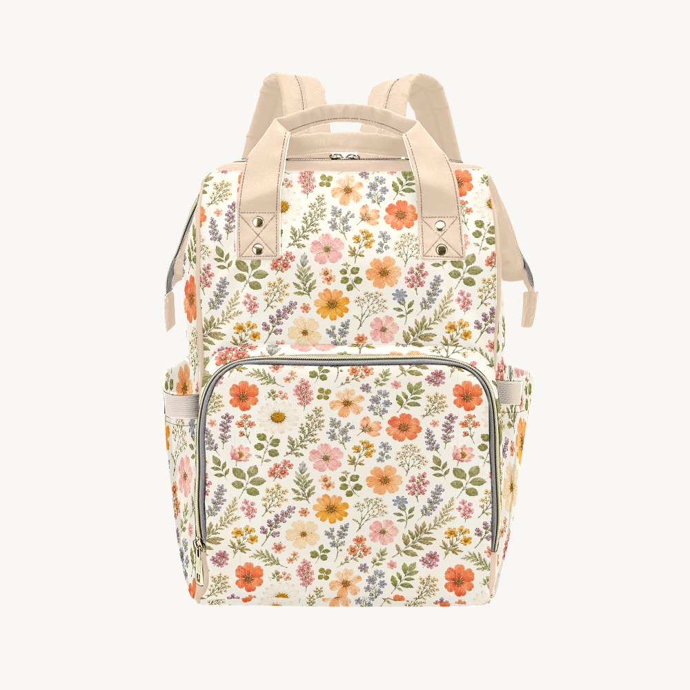 Pressed Flowers Nappy Backpack - Image 2