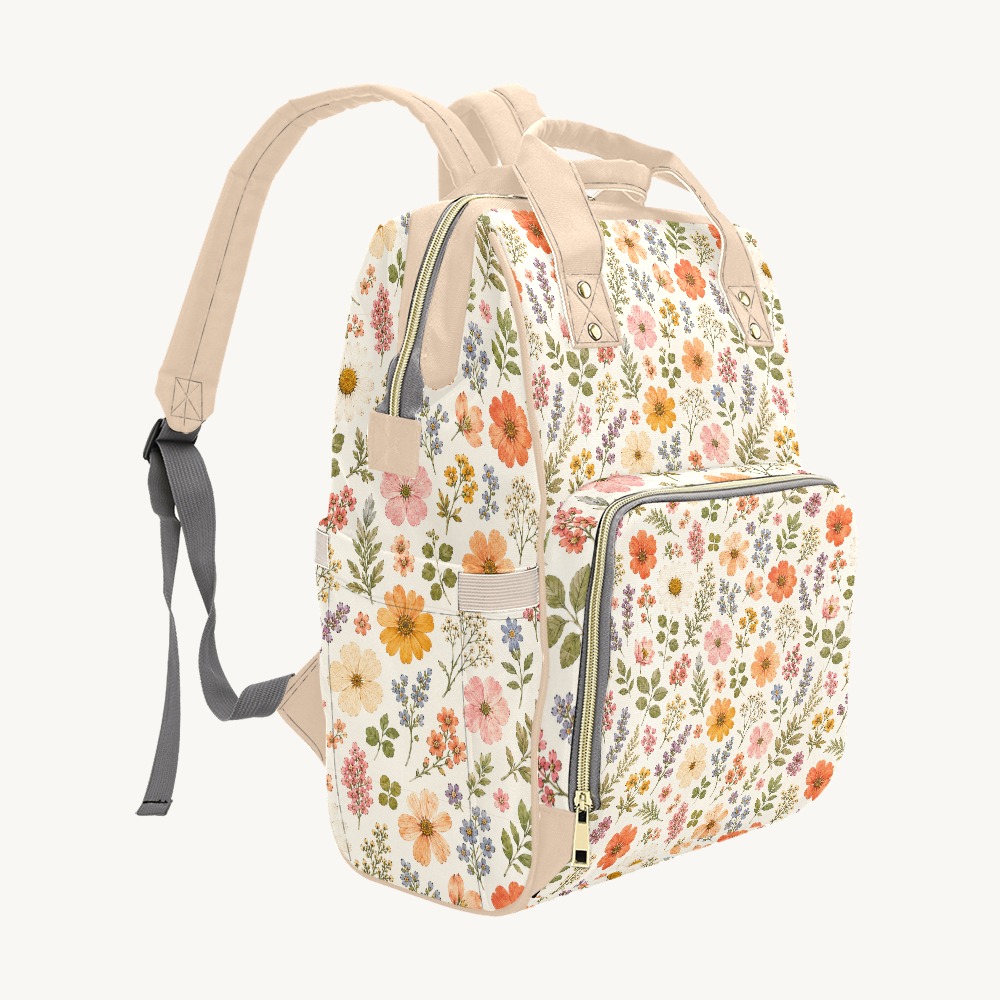 Pressed Flowers Nappy Backpack - Image 3